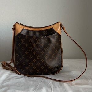 LOUIS VUITTON Monogram Odeon PM Shoulder Crossbody Messenger Bag